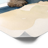 Labradoodle - Hond Art Print (Hoek)