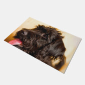 Labradoodle hond. deurmat (Schuin)