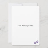 Labradoodle Hond Gepersonaliseerd Gelukkige Verjaa Kaart (Achterkant)