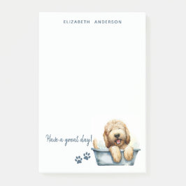 Labradoodle Hond gepersonaliseerd Post-it® Notes