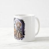 Labradoodle Hond Halloween Plein Koffiemok (Voorkant rechts)