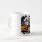 Labradoodle Hond Halloween Plein Koffiemok (Voorkant links)