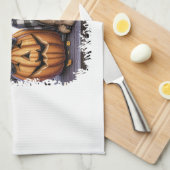 Labradoodle Hond Halloween Vierkant Theedoek (Quarter Fold)