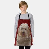 Labradoodle Hond Huisdier Kinderen Schort (Gedragen)