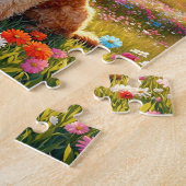 Labradoodle hond legpuzzel (Zijkant)