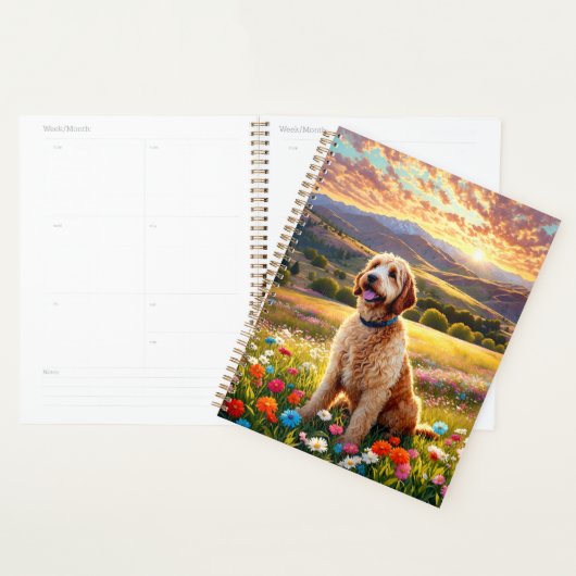 Labradoodle hond planner (Display)