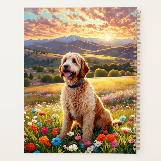 Labradoodle hond planner (Achterkant)