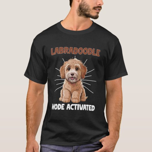 Labradoodle hond t-shirt (Voorkant)