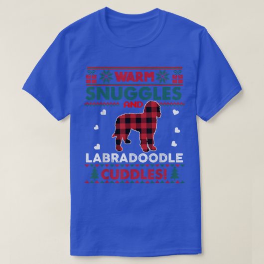 Labradoodle Hondenliefhebber Pajama Cute Dog Ugly  T-shirt (Design voorkant)