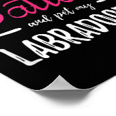 Labradoodle Hondenliefhebber Tattoo Funny Dog Mom Poster (Hoek)