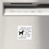 Labradoodle-humorcitaat Magneet (Insitu (Vaatwasser))