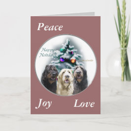 Labradoodle kerstcadeaus feestdagen kaart