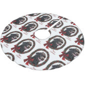 Labradoodle kerstcadeaus kerstboom rok (Gekanteld)