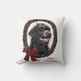 Labradoodle kerstcadeaus kussen