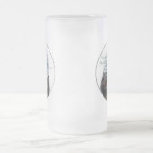 Labradoodle kerstcadeaus matglas bierpul (Center)