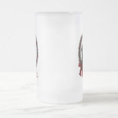 Labradoodle kerstcadeaus matglas bierpul (Center)