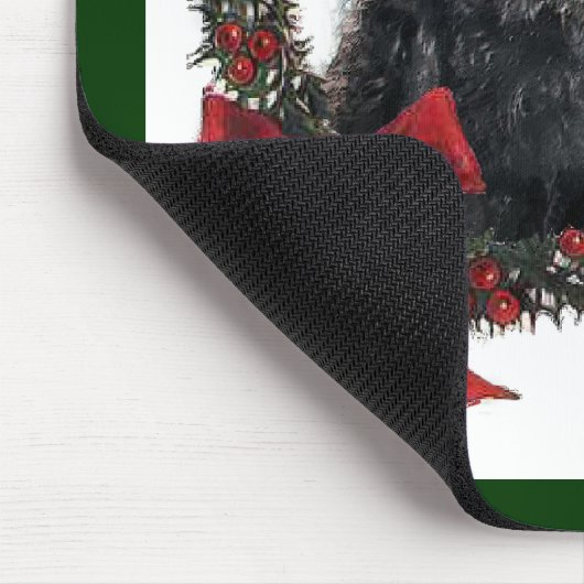 Labradoodle kerstcadeaus muismat (Hoek)