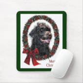 Labradoodle kerstcadeaus muismat (Met muis)