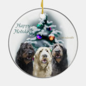 Labradoodle kerstcadeaus Ornament (Achterkant)