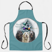 Labradoodle kerstcadeaus schort (Voorkant)