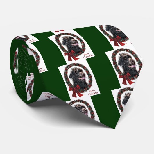 Labradoodle kerstcadeaus stropdas (Opgerold)