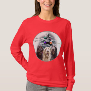Labradoodle kerstcadeaus t-shirt