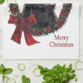 Labradoodle kerstcadeaus theedoek (Gevouwen)