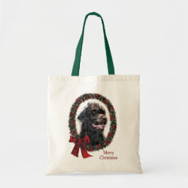 Labradoodle kerstcadeaus tote bag