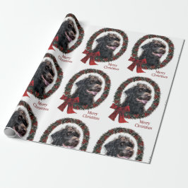 Labradoodle Kerstmis Cadeaupapier
