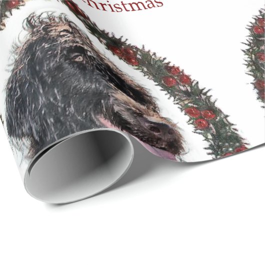 Labradoodle Kerstmis Cadeaupapier (Rol Hoek)