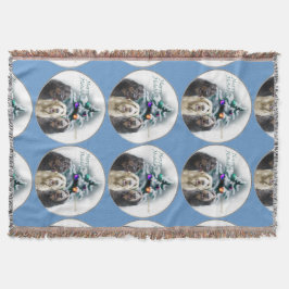 Labradoodle Kerstmis Deken