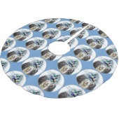 Labradoodle Kerstmis Kerstboom Rok (Gekanteld)