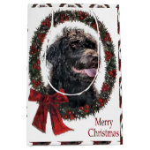 Labradoodle Kerstmis Medium Cadeauzakje (Voorkant)