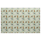 labradoodle koffiemint stof (Fat Quarter)