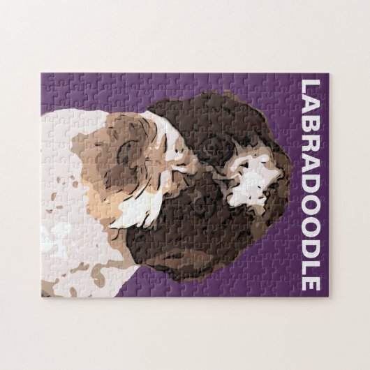 LABRADOODLE LEGPUZZEL (Horizontaal)