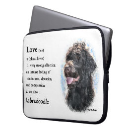 Labradoodle Liefde Is Cadeaus Laptop Sleeve