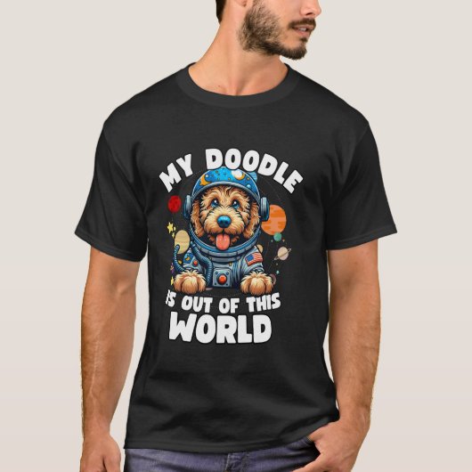 Labradoodle liefhebber ontwerpen grappige Labradoo T-shirt (Voorkant)