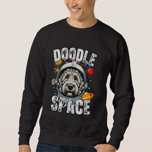 Labradoodle Liefhebber Ruimte Ontwerp Grappige Lab Trui (Voorkant)