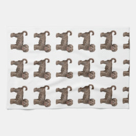 LABRADOODLE LOVE Kitchen Towel 16 x 24 inch Theedoek