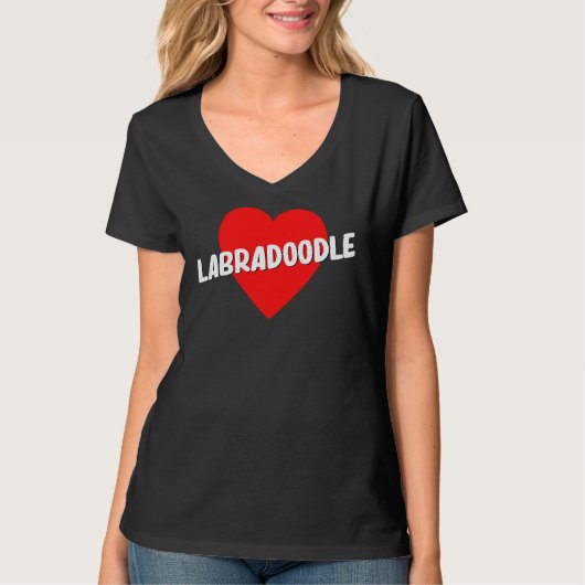 Labradoodle Love T-shirt (Voorkant)