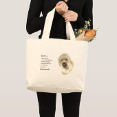 Labradoodle Lovers Gifts Grote Tote Bag (Voorkant (product))
