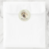 Labradoodle Lovers Gifts Ronde Sticker (Tas)