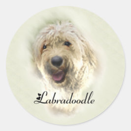 Labradoodle Lovers Gifts Ronde Sticker