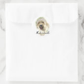 Labradoodle Lovers Gifts Ronde Sticker (Tas)