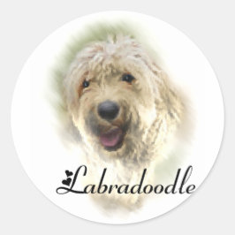 Labradoodle Lovers Gifts Ronde Sticker
