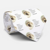 Labradoodle Lovers Gifts Stropdas (Opgerold)