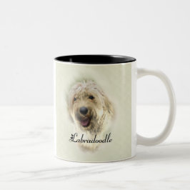 Labradoodle Lovers Gifts Tweekleurige Koffiemok