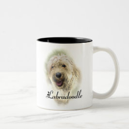 Labradoodle Lovers Gifts Tweekleurige Koffiemok