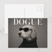 Labradoodle Luxe Mode Hondenportret Briefkaart (Voorkant / Achterkant)