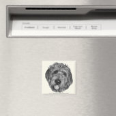 Labradoodle Magneet (Insitu (Vaatwasser))